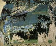 Mikhail Vrubel Italy.A.Night in Naples oil painting picture wholesale